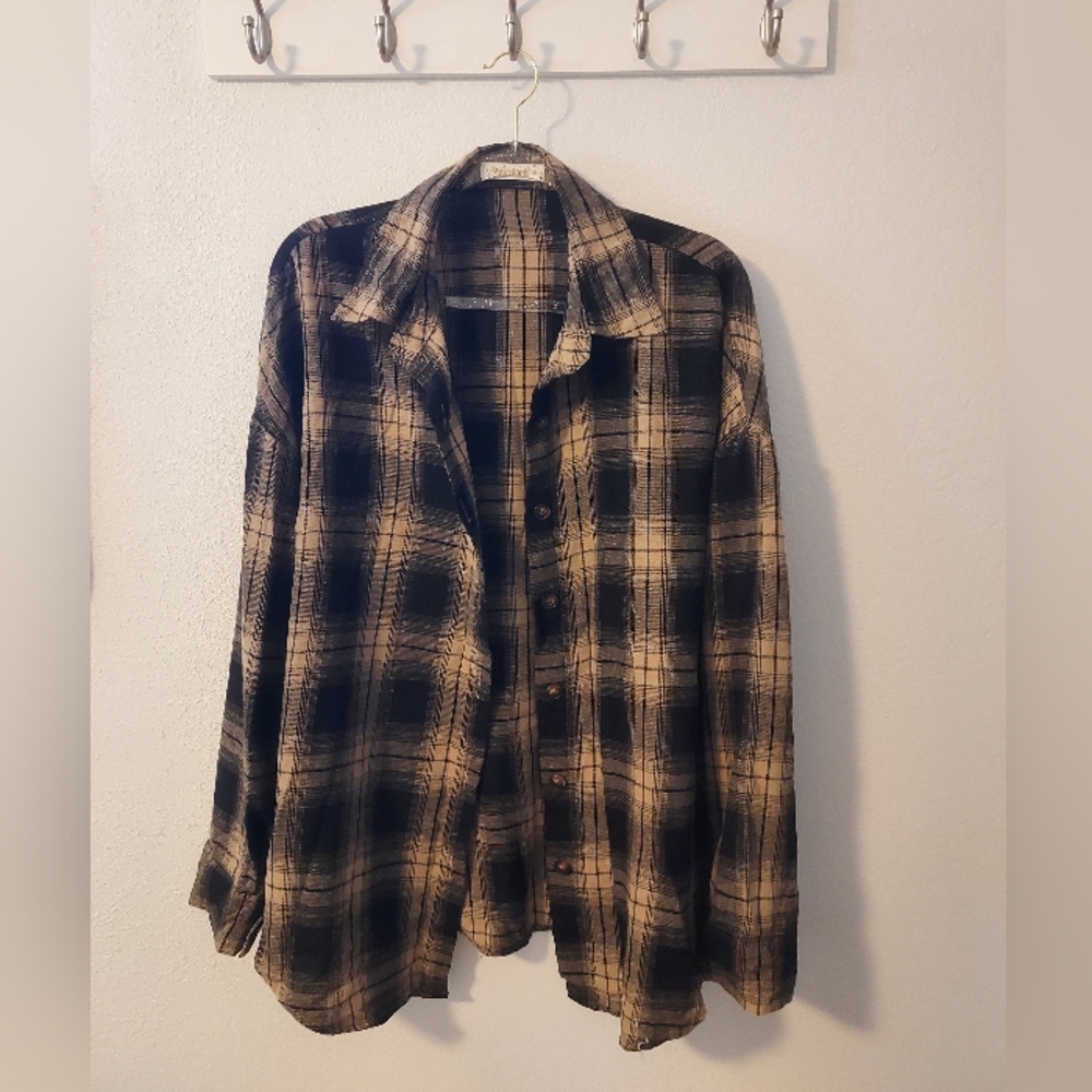 Flannel Button Down Shirt